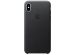 Apple Leather Backcover iPhone Xs Max - Black