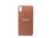 Apple Leather Backcover iPhone Xs Max - Saddle Brown