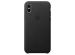 Apple Leather Backcover iPhone X - Black