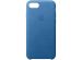 Apple Leather Backcover iPhone SE (2022 / 2020) / 8 / 7 - Sea Blue