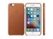Apple Leather Backcover iPhone 6(s) Plus - Saddle Brown