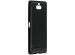 Brushed Backcover Sony Xperia 10 - Zwart