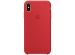 Apple Silicone Backcover iPhone X - Red