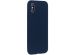 Accezz Liquid Silicone Backcover iPhone Xs / X - Blauw