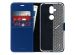 Accezz Wallet Softcase Bookcase Nokia 8.1 - Donkerblauw