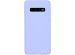 Accezz Liquid Silicone Backcover Samsung Galaxy S10 - Paars