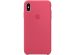 Apple Silicone Backcover iPhone Xs Max - Hibiscus