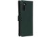 Selencia Echt Lederen Bookcase Samsung Galaxy Note 10 - Groen