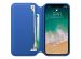 Apple Leather Folio Bookcase iPhone X / Xs - Electric Blue