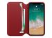 Apple Leather Folio Bookcase iPhone X / Xs - Red