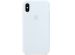 Apple Silicone Backcover iPhone X - Sky Blue