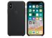 Apple Silicone Backcover iPhone X - Black