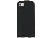 Luxe Softcase Flipcase iPhone 5 / 5s / SE - Zwart