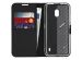 Accezz Wallet Softcase Bookcase Nokia 2.2 - Zwart