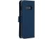Selencia Echt Lederen Bookcase Samsung Galaxy S10e - Blauw