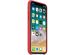 Apple Silicone Backcover iPhone X - Red Raspberry