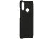Effen Backcover Motorola Moto E6 Plus - Zwart