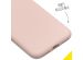 Accezz Liquid Silicone Backcover iPhone SE (2022 / 2020) / 8 / 7 - Roze
