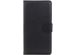 Basic Litchi Bookcase Motorola Moto E6 Plus - Zwart