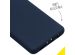 Accezz Liquid Silicone Backcover Samsung Galaxy S10 - Blauw