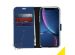 Accezz Wallet Softcase Bookcase iPhone 11 - Blauw