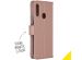 Accezz Wallet Softcase Bookcase Moto E6 Plus - Rosé Goud