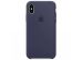 Apple Silicone Backcover iPhone X - Midnight Blue