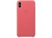 Apple Leather Backcover iPhone Xs Max - Peony Pink