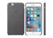 Apple Leather Backcover iPhone 6(s) Plus - Storm Grey
