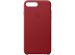 Apple Leather Back Cover iPhone 8 Plus / 7 Plus - Red