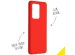 Accezz Liquid Silicone Backcover Samsung Galaxy S20 Ultra - Rood