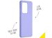 Accezz Liquid Silicone Backcover Samsung Galaxy S20 Ultra - Paars