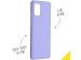 Accezz Liquid Silicone Backcover Samsung Galaxy A71 - Paars