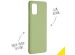 Accezz Liquid Silicone Backcover Samsung Galaxy A71 - Groen