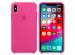 Apple Silicone Backcover iPhone Xs / X - Dragon Fruit