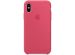Apple Silicone Backcover iPhone Xs / X - Hibiscus