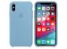 Apple Silicone Backcover iPhone Xs / X - Cornflower