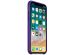 Apple Silicone Backcover iPhone X - Ultra Violet