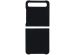 Effen Backcover Samsung Galaxy Z Flip - Zwart