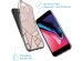 iMoshion Design hoesje iPhone SE (2022 / 2020) / 8 / 7 / 6s - Grafisch Koper / Roze