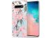 iMoshion Design hoesje Samsung Galaxy S10 - Bloem - Roze / Groen