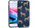 iMoshion Design hoesje iPhone SE (2022 / 2020) / 8 / 7 - Luipaard - Blauw