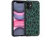 iMoshion Design hoesje iPhone 11 - Luipaard - Groen / Zwart