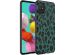 iMoshion Design hoesje Samsung Galaxy A71 - Luipaard - Groen / Zwart