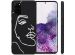 iMoshion Design hoesje Galaxy S20 Plus - Abstract Gezicht - Wit