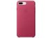 Apple Leather Backcover iPhone 8 Plus / 7 Plus - Pink Fuchsia