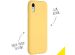 Accezz Liquid Silicone Backcover iPhone Xr - Yellow