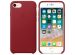Apple Leather Backcover voor iPhone SE (2022 / 2020) / 8 / 7 - Red