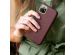 Selencia Gaia Slang Backcover Samsung Galaxy S10 - Donkerrood