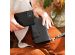 Selencia 2-in-1 Uitneembare Vegan Lederen Bookcase iPhone Xr - Zwart